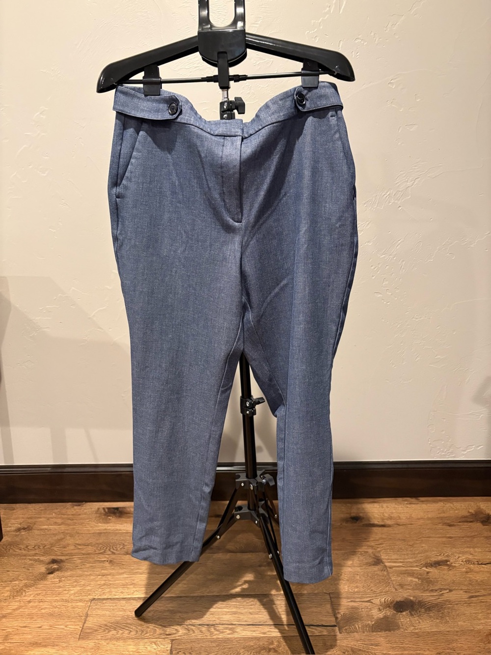 Classic Women's Blue Dress Pants